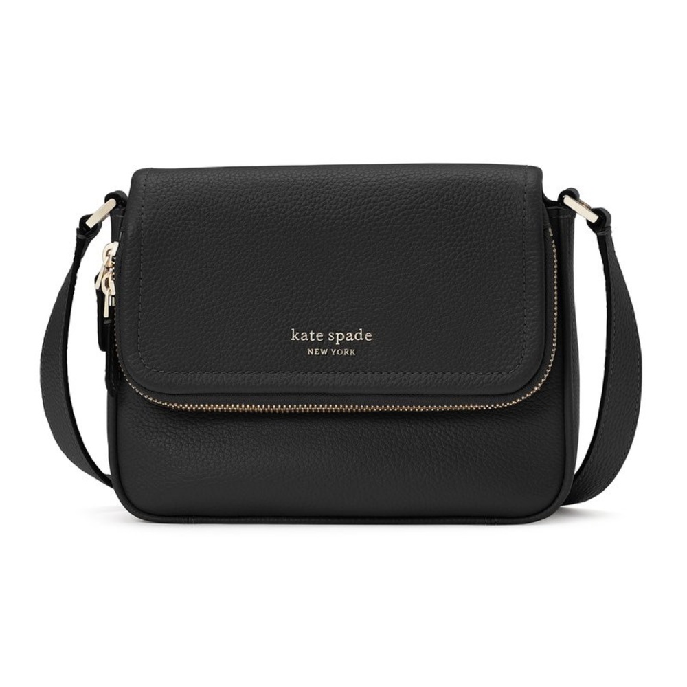 Kate Spade Run Around Pebbled Leather Large Flap Crossbody